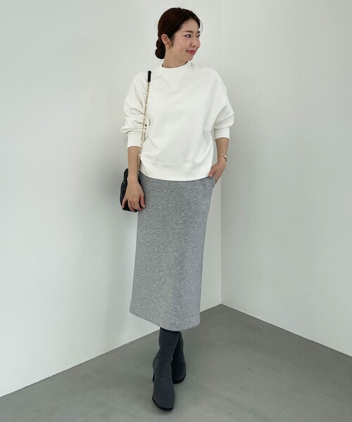 「UNFILO」 スウェットカットソー MEDIUM パープル レディース_画像8