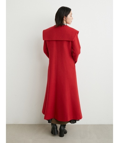 「LILY BROWN」 トレンチコート 0 ネイビー レディース_画像9