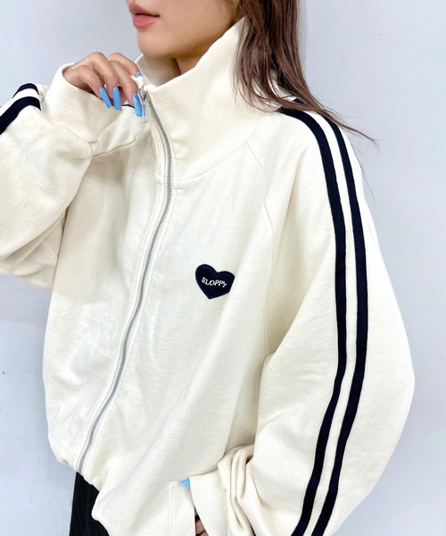 「WHO'S WHO gallery」 「sloppy」カーディガン FREE チャコールグレー レディース_画像2