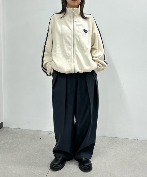 「WHO'S WHO gallery」 「sloppy」カーディガン FREE チャコールグレー レディース_画像8