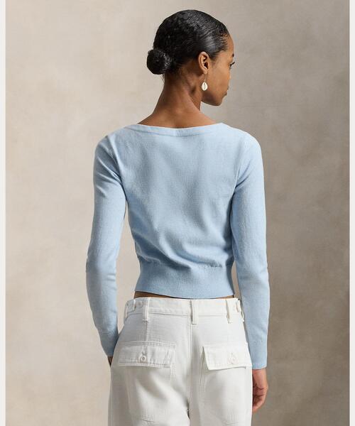 POLO RALPH LAURENポロ ラルフ ローレンコットンブレンドニット POLO RALPH LAUREN（ポロ・ラルフローレン） ニット セーター コットン