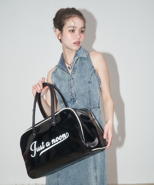 「JUST A NOON」 ボストンバッグ FREE ブラック レディース_画像4
