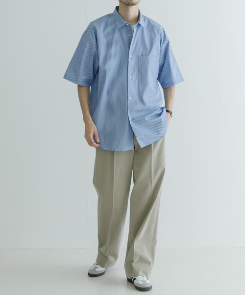THOMAS MASON（トーマス メイソン） 半袖シャツ MEDIUM ホワイト