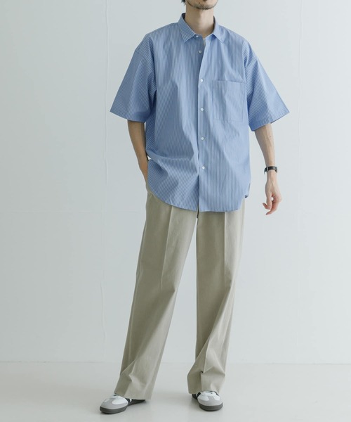 THOMAS MASON（トーマス メイソン） 半袖シャツ MEDIUM ホワイト