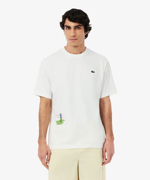 LACOSTE（ラコステ） tシャツ ゴルフグラフィックバックプリント