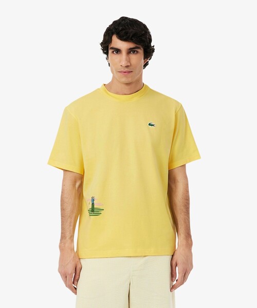 LACOSTE（ラコステ） tシャツ ゴルフグラフィックバックプリント