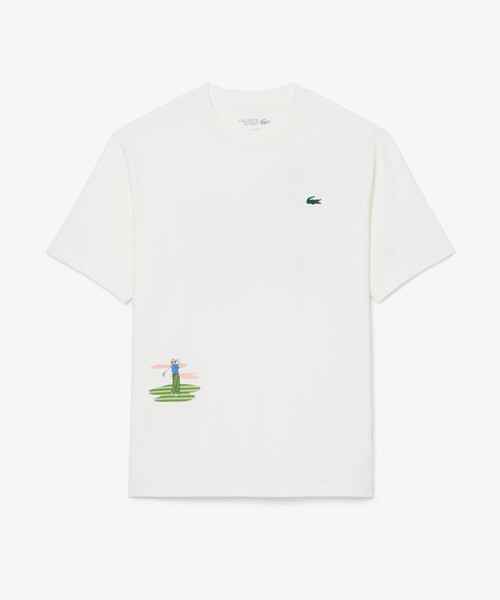 LACOSTE（ラコステ） tシャツ ゴルフグラフィックバックプリント
