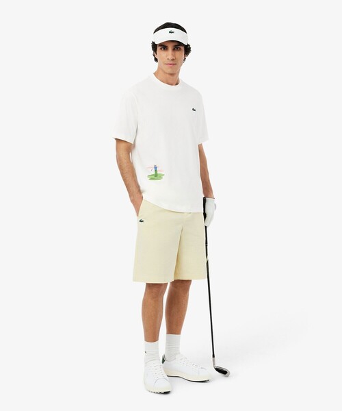 LACOSTE（ラコステ） tシャツ ゴルフグラフィックバックプリント