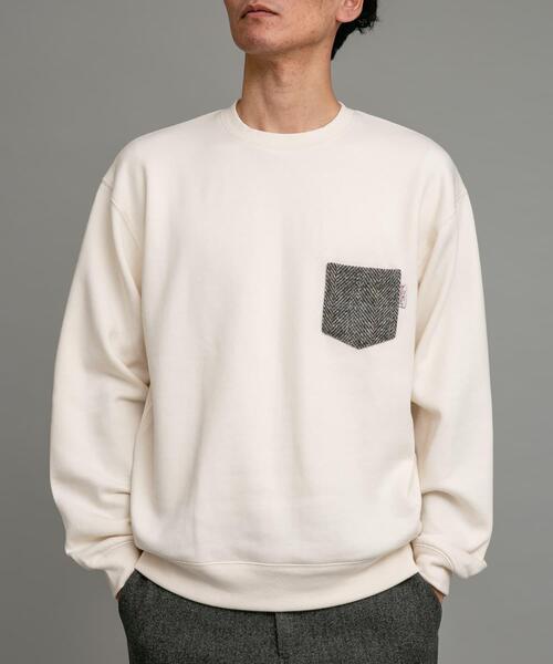 「URBAN RESEARCH Sonny Label」 スウェットカットソー X-LARGE オフホワイト メンズ_画像4