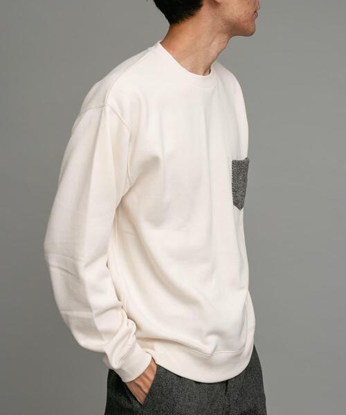 「URBAN RESEARCH Sonny Label」 スウェットカットソー X-LARGE オフホワイト メンズ_画像6