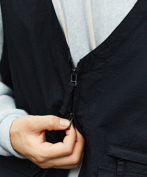 「FREAK'S STORE」 ベスト SMALL オリーブ メンズ_画像3