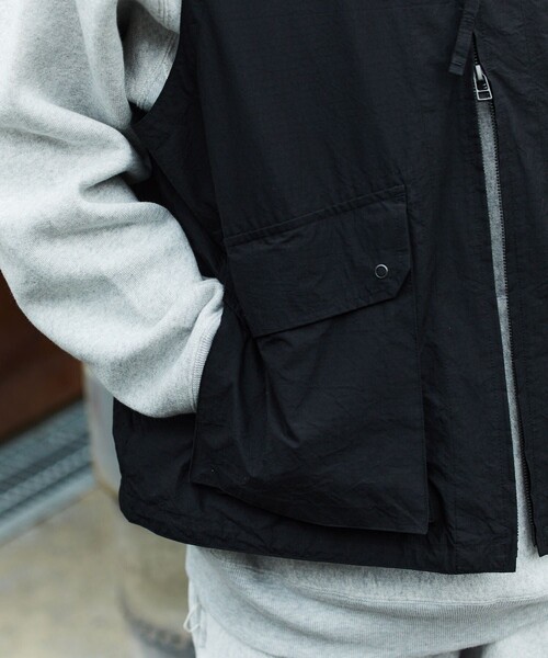 「FREAK'S STORE」 ベスト SMALL オリーブ メンズ_画像5