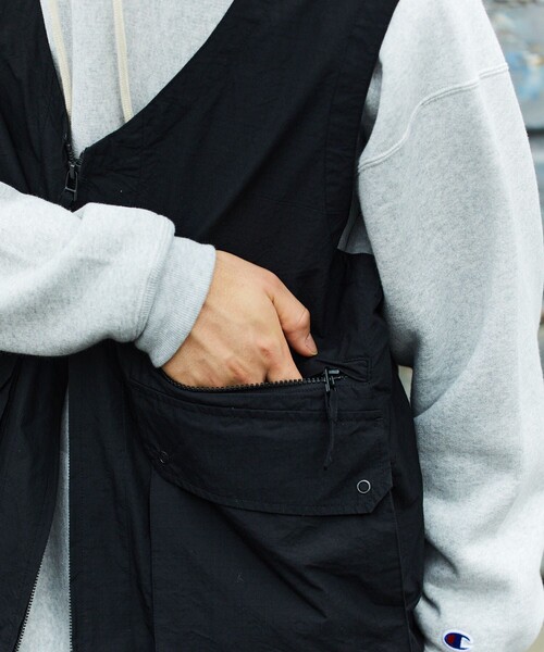 「FREAK'S STORE」 ベスト SMALL オリーブ メンズ_画像9