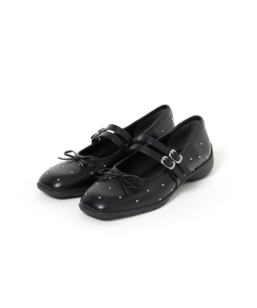 Heather（ヘザー） パンプス Bow付きスタッズパンプス 656079