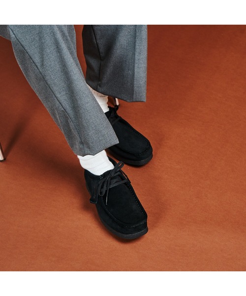 「Clarks」 モカシンシューズ UK7.5 ブラック系その他 メンズの画像