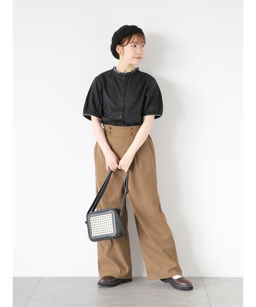 「ehka sopo」 パンツ F ブラウン レディース_画像5