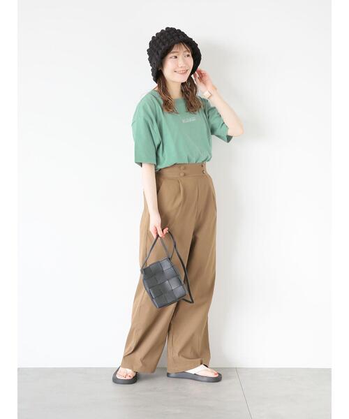 「ehka sopo」 パンツ F ブラウン レディース_画像8