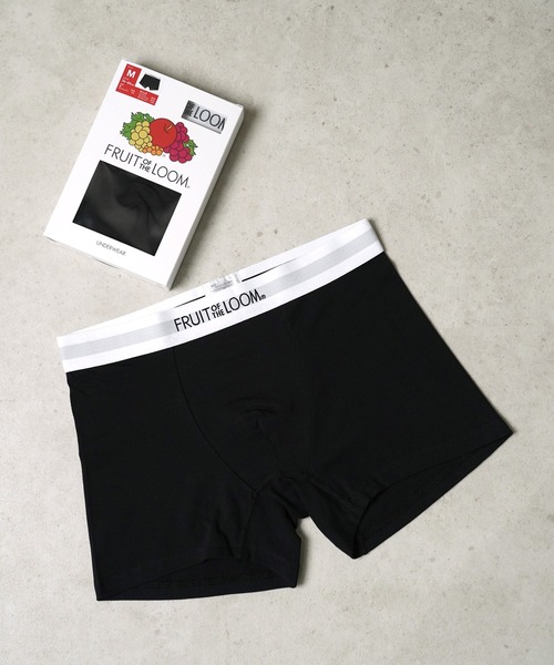 【正規品保証】新品 オフホワイト ロゴウエスト ボクサーパンツ 3枚セット　L FRUIT OF THE LOOM（フルーツオブザルーム） ボクサーパンツ 05