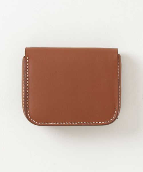 財布 box stitch trifold wallet メンズの画像