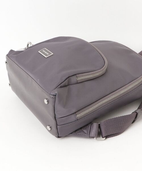 「Samsonite」 ワンポイントリュック - グレー レディース_画像3