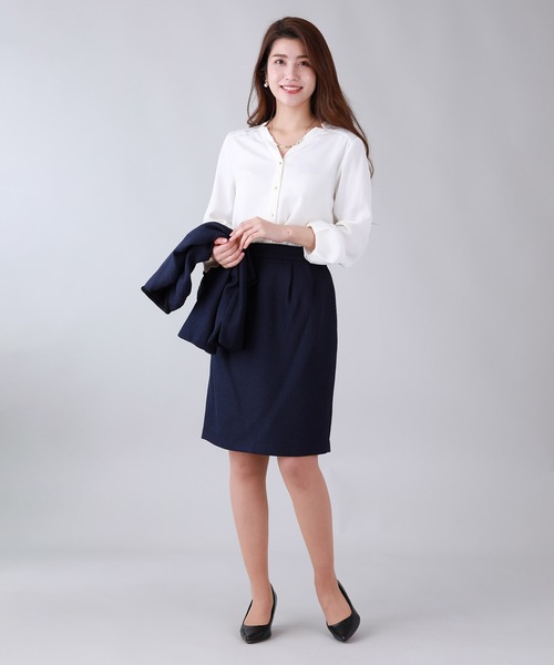 「BLUEEAST」 スカートスーツ LARGE ネイビー レディース_画像7