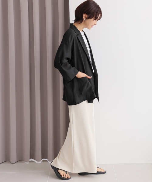 「JOURNAL STANDARD relume」 テーラードジャケット FREE グリーン レディースの画像