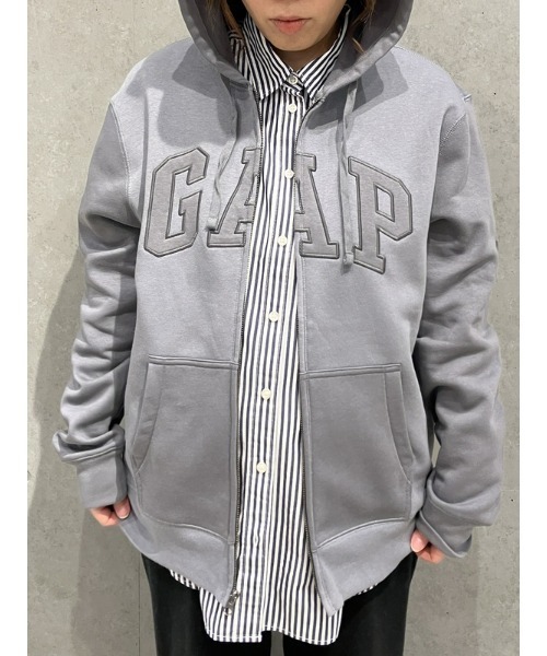 あ*あ様 GAP ヘビーウェイト ジップアップパーカー XS グレー GAP（ギャップ） ジップアップパーカー X-SMALL グレー メンズ
