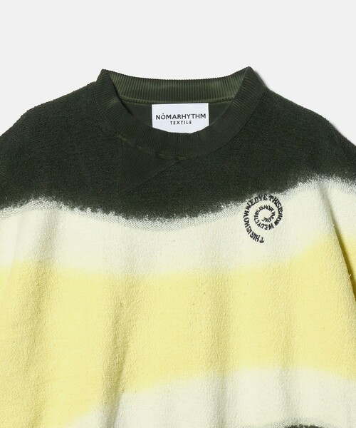 6 トレーナー スウェット 「別注」「NOMARHYTHM TEXTILE for 6」DYE 