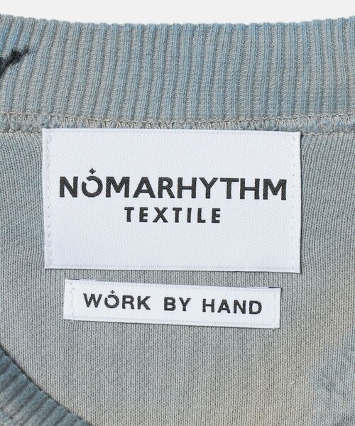 6 トレーナー スウェット 「別注」「NOMARHYTHM TEXTILE for 6」DYE