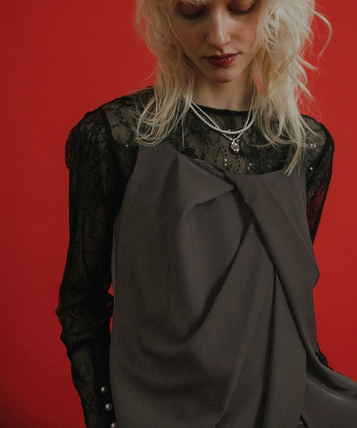 et.UNiVER パンツドレス Oblique cross top pants set : ZOZOTOWN