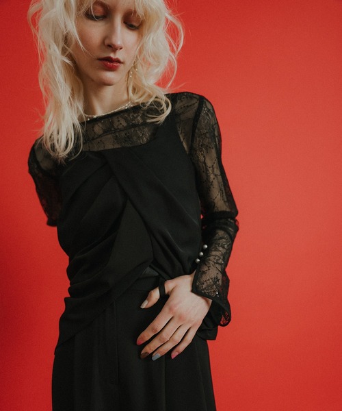 et'univer パンツドレス et.UNiVER パンツドレス Oblique cross top pants set : ZOZOTOWN