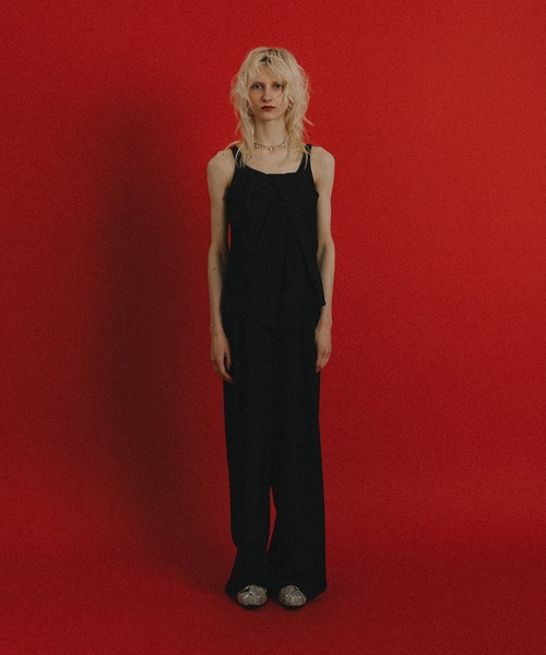 et.UNiVER パンツドレス Oblique cross top pants set : ZOZOTOWN