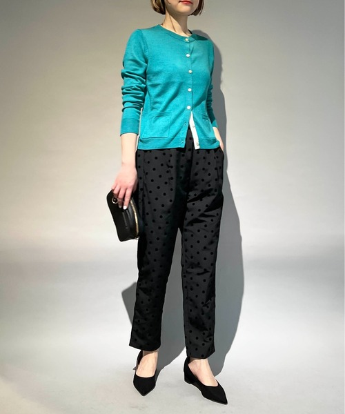 「PICCIN」 スラックス S ネイビー レディース_画像2