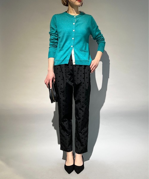 「PICCIN」 スラックス S ネイビー レディース_画像6