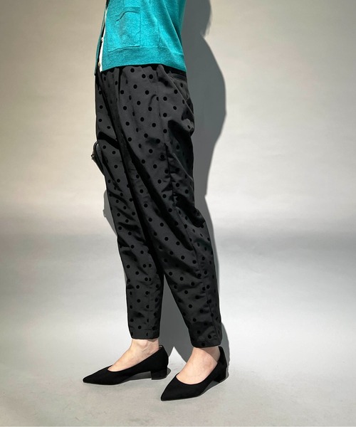 「PICCIN」 スラックス S ネイビー レディース_画像9