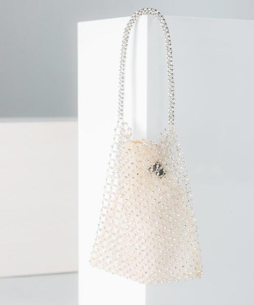 アーバンリサーチ ロッソ URBAN RESEARCH ROSSO BAGMATI ビーズバッグ ブラック