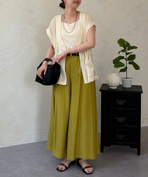 Chez toi（シェトワ） ベスト ジレ 「レイヤード対応」「インせず着