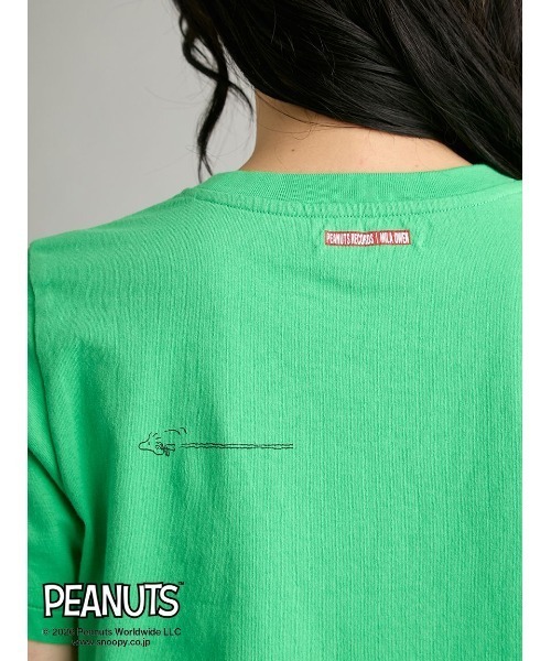 Mila Owen（ミラオーウェン） tシャツ 半袖 「PEANUTS RECORDS