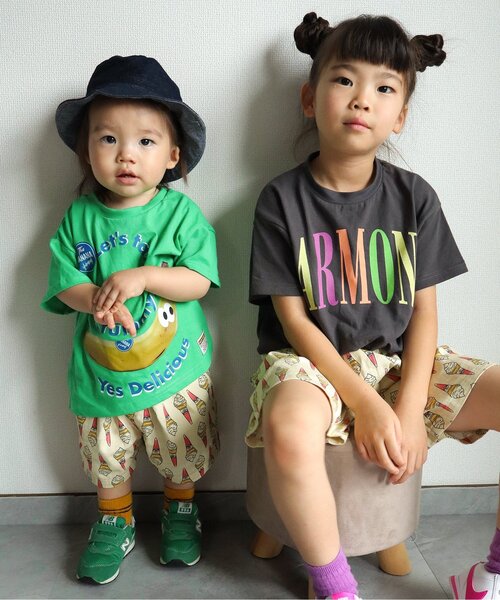 BREEZE（ブリーズ） tシャツ 「WEB限定」ネオンロゴ半袖Tシャツ キッズ