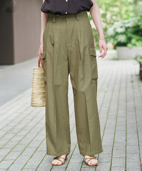 SLOBE IENA（スローブイエナ） ワイドパンツ カーゴパンツ 「追加