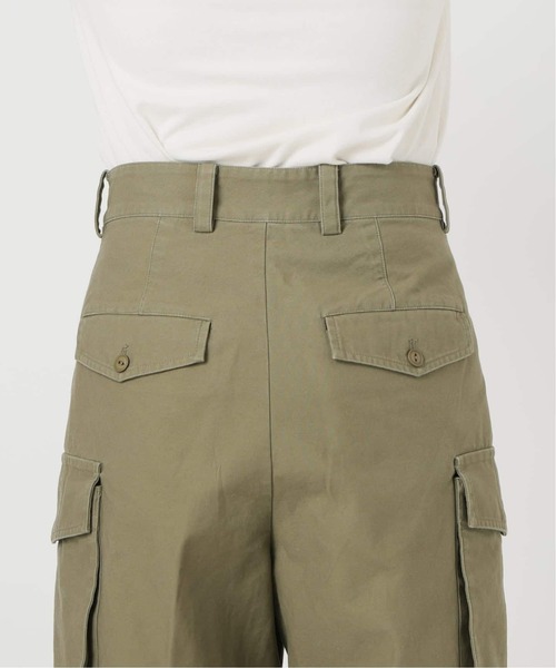 SLOBE IENA ピーチバック サスペンダーカーゴ SLOBE IENA（スローブイエナ） ワイドパンツ カーゴパンツ 「追加