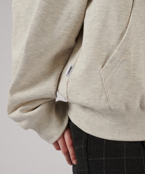 ONCILY（オンシェリー） ジップアップパーカー LARGE 杢グレー メンズ