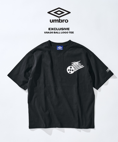umbro（アンブロ） tシャツ UMBRO×417 USA26 BALL LOGO TEE メンズ