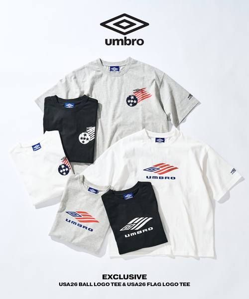 umbro（アンブロ） tシャツ UMBRO×417 USA26 BALL LOGO TEE メンズ