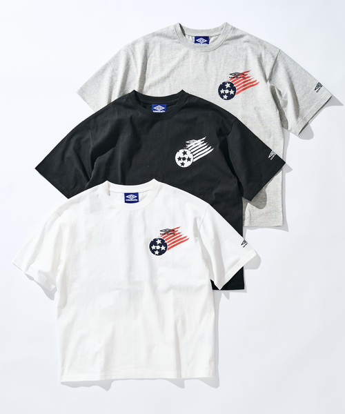 umbro（アンブロ） tシャツ UMBRO×417 USA26 BALL LOGO TEE メンズ