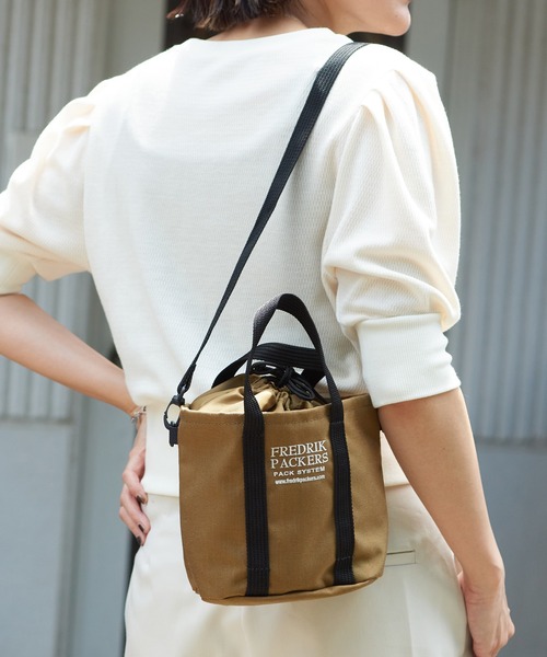 「FREDRIK PACKERS」 2WAYバッグ FREE ベージュ レディース_画像3