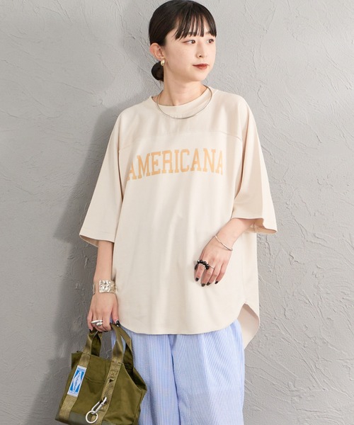 AMERICANA（アメリカーナ） tシャツ 半袖 「WEB限定」「Americana