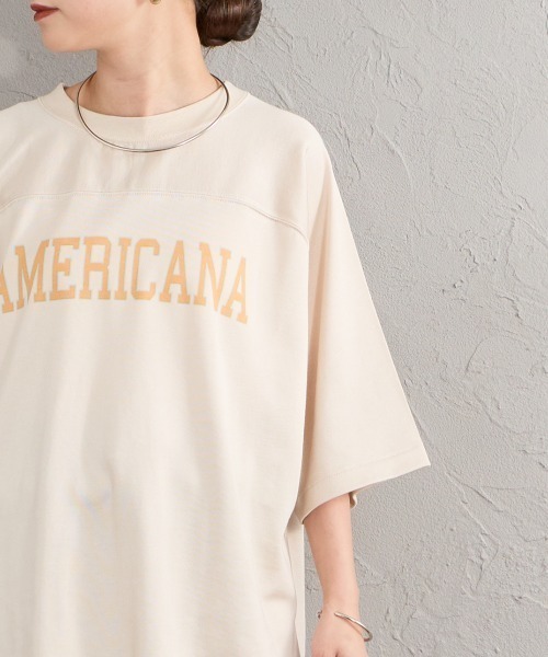 新品24SS アメリカーナ AMERICANA Football T-Shirt AMERICANA（アメリカーナ） tシャツ 半袖 「WEB限定」「Americana