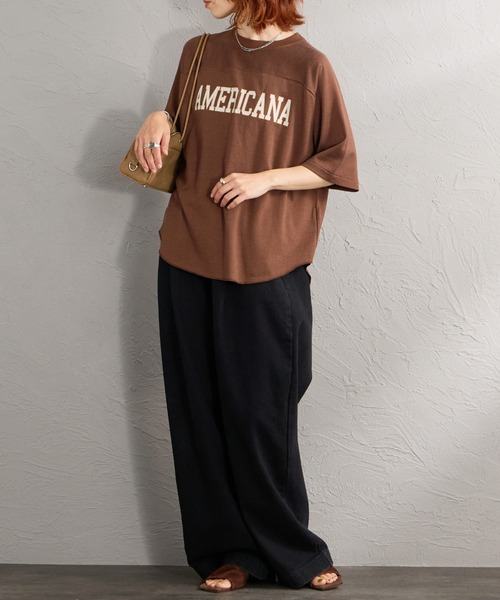 新品24SS アメリカーナ AMERICANA Football T-Shirt AMERICANA（アメリカーナ） tシャツ 半袖 「WEB限定」「Americana