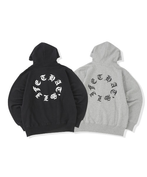 That's life ジップアップパーカー X-LARGE ブラック メンズ